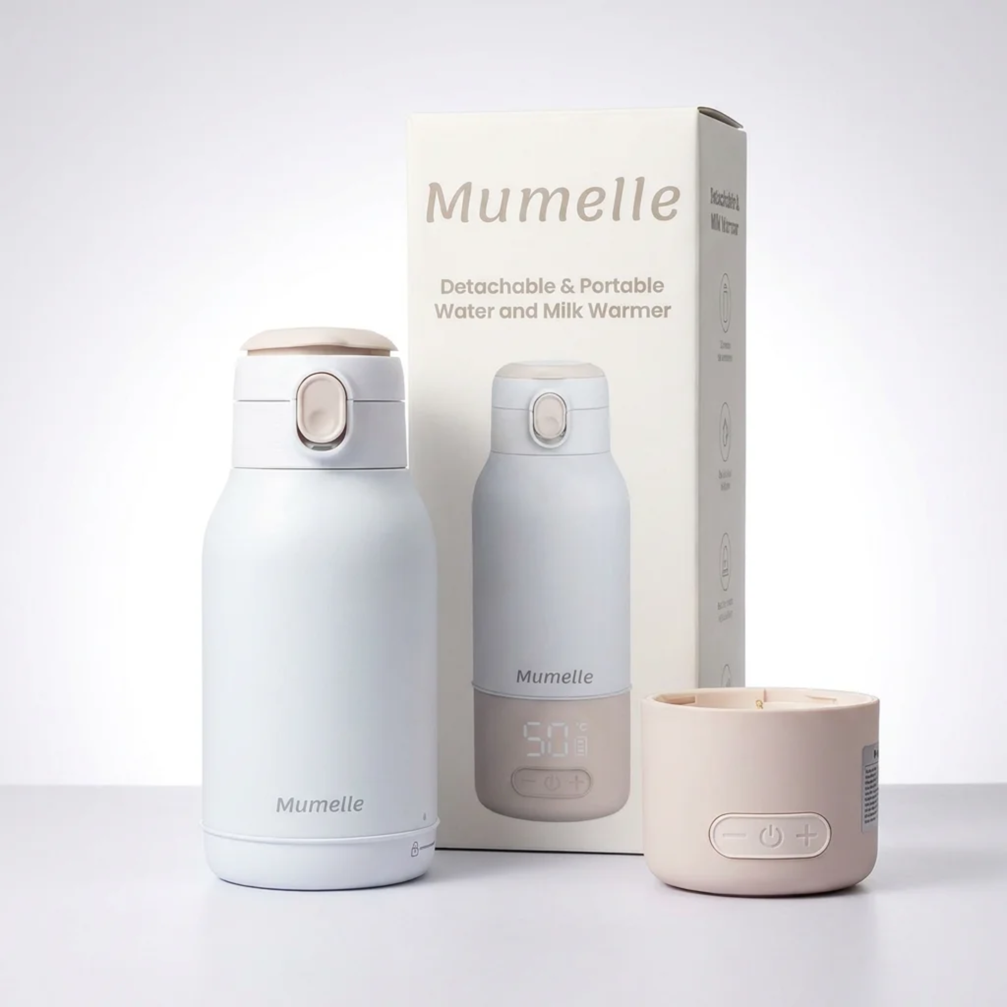 Mumelle Detachable & Portable Water and Milk Warmer - Image 2